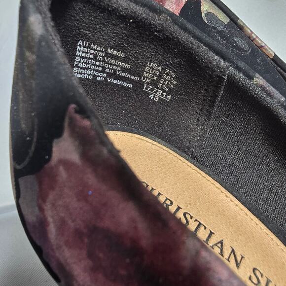 Christian Siriano Floral Heel Pump Womens Size 7.5 - Picture 4 of 7